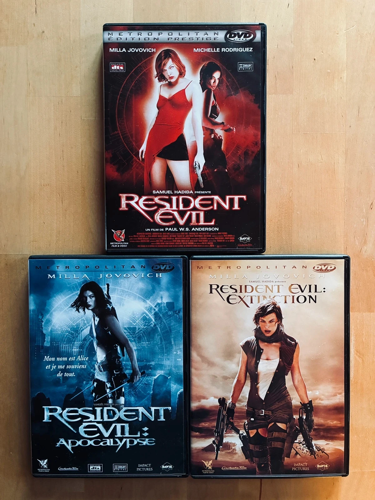 Coffret 3 DVD Resident Evil Milla Jovovich. – photo 3